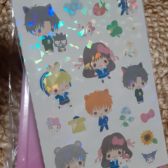 Squishy Hello Kitty journal and sticker set - Picture 3 of 3